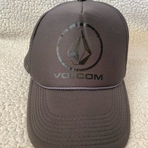 Volcom mesh gray hat one size